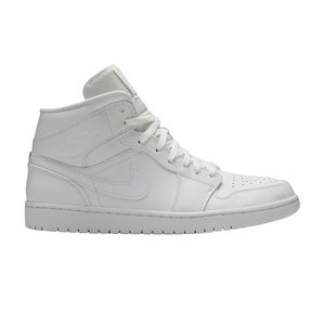 Jordan 1 Mid “Triple White”